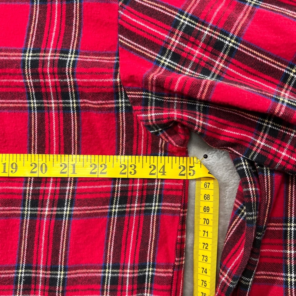 Lanz of Salzburg Buffalo Check Flannel Pajamas Women's XL Cozy Lounge Holiday - Picture 6 of 7